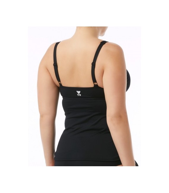 MAIEU SOLID V-NECK TANKINI