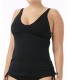 MAIEU SOLID V-NECK TANKINI