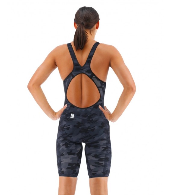 VENZO CAMO OPEN BACK SWIMSUIT
