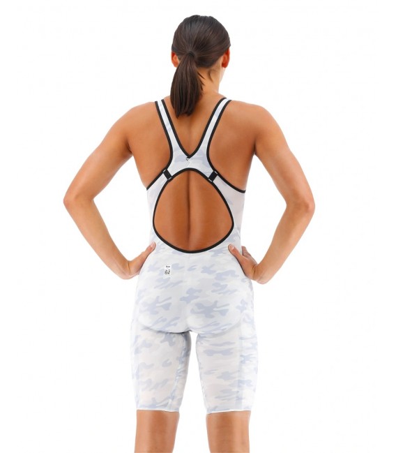 VENZO CAMO OPEN BACK SWIMSUIT